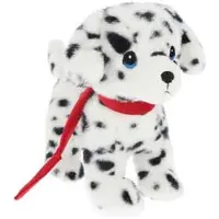 Keel Toys Puppy Love in lead Dalmatiër - 23 cm - Dieren knuffelbeesten