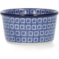 Bunzlau Castle Ramekin Kom - Blue Diamond