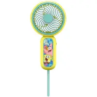 OTL TECHNOLOGIES Sponge Bob - draagbare handventilator - zeer stil - USB-C oplaadbaar - met polsbandje