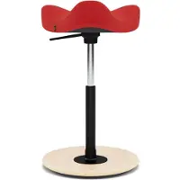 Varier Stokke Move zadelkruk, rood - ergonomisch