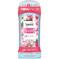 Suave Antiperspirant Deodorant For Women, Wild Cherry Blossom
