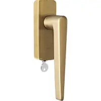 Formani Basics LB21H-DKLOCK-O draaikiepgarnituur afsluitbaar - PVD mat goud