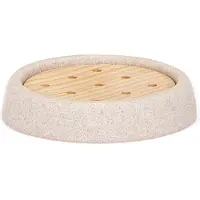 Andrea house Zeepschaal Andrea House Essenhout Zandsteen (Ø 10,5 x 2 cm)