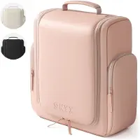 Onyx Toilettas Roze - Make Up Tasje - Cosmetica Organizer - Make-Up Spiegel - Hangbaar - Dames en Heren - Maat: L