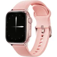 Xssive SW6 Smartwatch 44mm - Rosé Goud - Geschikt voor Apple, Samsung Galaxy, Android - Smart Watch met NL App