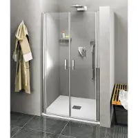 Polysan Zoom Line pendeldeur 120cm chroom