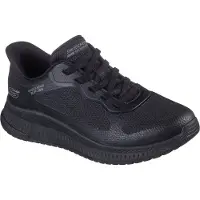 SKECHERS BOBS SQUAD 4 - STAPLE LOOK Dames Instappers - Zwart