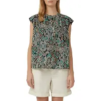 s.Oliver Blouse beige / aqua / zwart