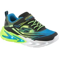 SKECHERS Sneakers 'FLEX-GLOW ULTRA' blauw / groen / zwart