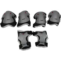 Roces Kit protection roller skateboard Eurotop/Tripack basic jr noirgrs Gris clair Taille : Enfant rèf : 71415 Taille : Enfant