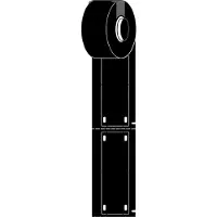 Brady M6-25x75-B7598-BK polyurethaan tags zwart 25 mm x 75 mm (origineel)