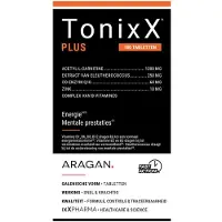 IxX Pharma TonixX Plus | Supplement met B-vitamines, zink & Co-enzym Q10 | energie & vitaliteit 180 St Tabletten