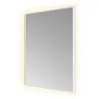 Hotbath &More Square rechthoekige spiegel 60x80cm wit mat