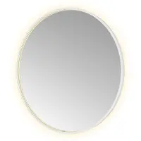 Hotbath &More Round spiegel 100cm wit mat