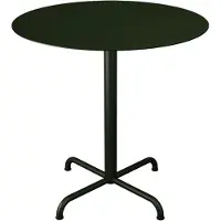 Houe Bijzettafel Buiten Pico Café Table 4 Star Base Olive Green Ø 74 cm