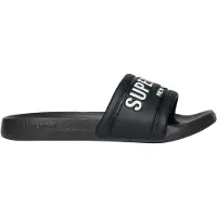 Superdry Strand-/badschoen 'City Luxe' zwart / wit