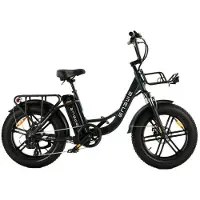 ENGWE L20 Boost Elektrische Fatbike - E-bike - 20 Inch - 250W Motor - 7 Versnellingen - 126 km Actieradius - Mechanische Schijfremmen - Zwart