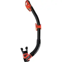 Mares Rebel Dry Diving Snorkel Rood,Zwart