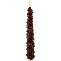 Ptmd led kaars led candle - 5x5x28.5cm set van 2
