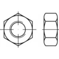 Toolcraft TO-5435442 Zeskantmoeren M30 10 stuk(s)
