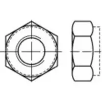 Toolcraft 135082 Borgmoeren M8 DIN 980 Staal Gelamelleerd gecoat 500 stuk(s)