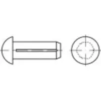 Toolcraft 136533 Halfronde kerfnagel (Ø x l) 3 mm x 15 mm Staal 500 stuk(s)