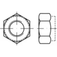 Toolcraft 139786 Borgmoeren M10 DIN 6925 Staal Galvanisch verzinkt 100 stuk(s)