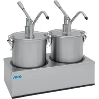 Saro Dubbele sauzenpomp 2 x 5 Liter