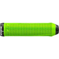 Spank Spike 33 Lock-On Handvaten, groen 145mm 2022 Handvatten