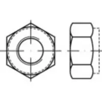 Toolcraft 147568 Borgmoeren M6 Staal Galvanisch verzinkt 1000 stuk(s)