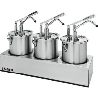Ich-zapfe Saro Sausdispenser, Sauce dispenser - model PD-003 3 x 5 ltr