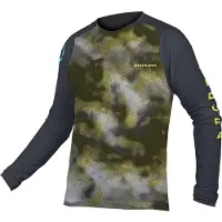 Endura Nuage de Pixels LTD Long Sleeve Jersey - Zwart