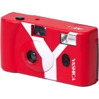 Yashica MF-1 Snapshot Art Camera Y Editie Rood