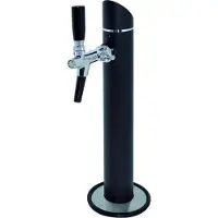 Ich-zapfe Tapzuil Modell Black Tower, 1-lijns, met decoratieve flens