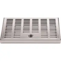 Ich-zapfe Lekbak roestvrij staal 220x150x20 mm