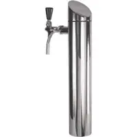 Ich-zapfe Tapzuil, Biertapzuil - model Tower, gepolijst, 1 regel