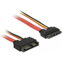 DeLOCK SATA verlengkabel - 13-pins Slim SATA male naar 13-pins Slim SATA fema