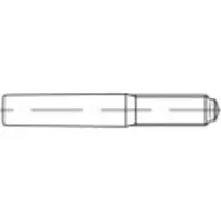 Toolcraft 144660 Conische pen (Ø x l) 12 mm x 100 mm Staal 10 stuk(s)