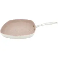 Korkmaz -A1268 Granita-Vierkante Grillpan-Rvs Steel-Taupe-28X28cm3.0 L