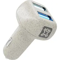 Xtrememac Quick Charger Autolader - USB-A - 18W - 2.4AMP - Wit (ECO)