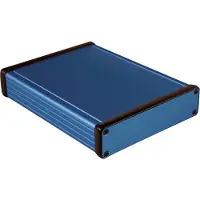 Hammond Electronics 1455P1601BU Universele behuizing 160 x 125 x 30.5 Aluminium Blauw 1 stuk(s)