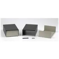 Hammond Electronics 1454J Instrumentbehuizing 76 x 102 x 102 Staal Grijs, Zwart 1 stuk(s)