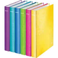 Leitz WOW ringmap 2 ringen, geassorteerde kleuren - 10 stuks