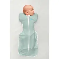 Love to Dream Babyslaapzak Swaddle Up - Inbakeren - Baby 0-3 maanden - 3.5-6 kg - Zomer - 0.2 TOG- Olijf groen