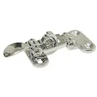 BREG Bakskistslot met oog voor hangslot / Messing verchroomd