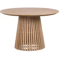 Lewis & Loft Eettafel Levi – FSC-gecertificeerd mangohout – Rond – Ø 120 cm – Naturel