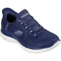 SKECHERS SUMMITS-CLASSY NIGHT Dames Instappers - Donkerblauw / Zilver