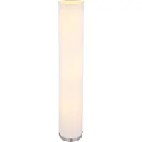 Globo Lighting Vloerlamp Ava, crème / amber, Woon-/ Eetkamer, Textiel / Stof / Zijde, Modern, vloerlamp