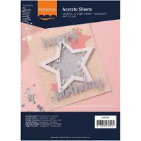 Florence Acetaatvellen - Transparant - A4 - 0,2 mm - 12 Plastic Vellen