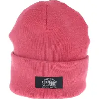 Superdry Klassieke Gebreide Beanie Roze Grootte: 1SIZE